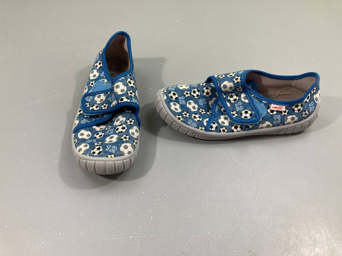 Pantoufles bleu foot, Superfit, 32, moins cher chez Petit Kiwi