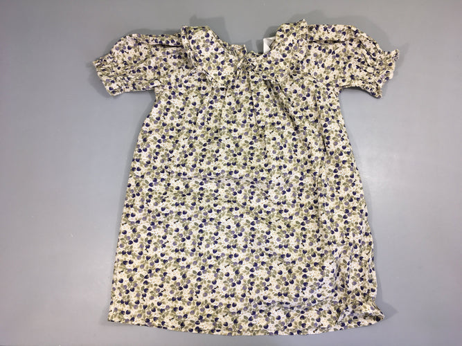 Robe m.c beige mûres abeilles col, moins cher chez Petit Kiwi