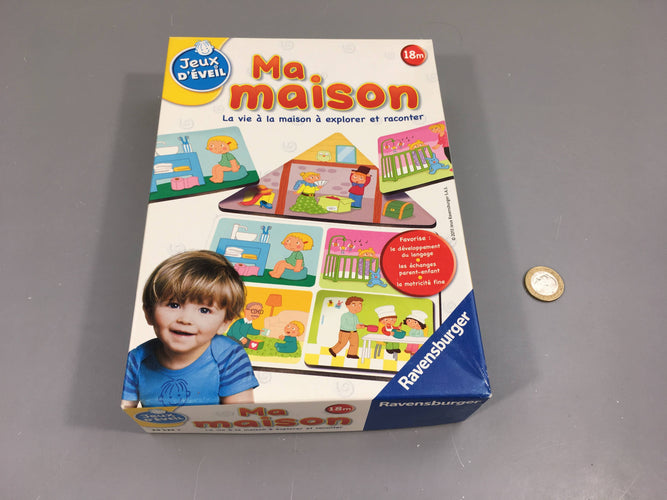 Ma maison - la vie à la maison à explorer et raconter +18m- complet, moins cher chez Petit Kiwi