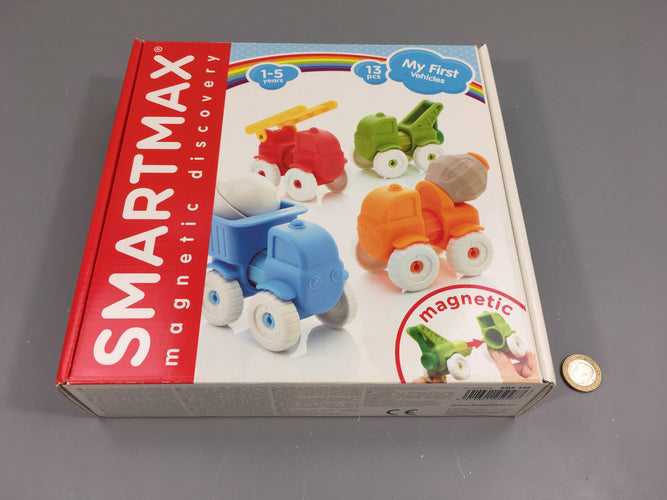 My first vehicles, 1-5a, 13 pcs, Smartmax - complet, moins cher chez Petit Kiwi