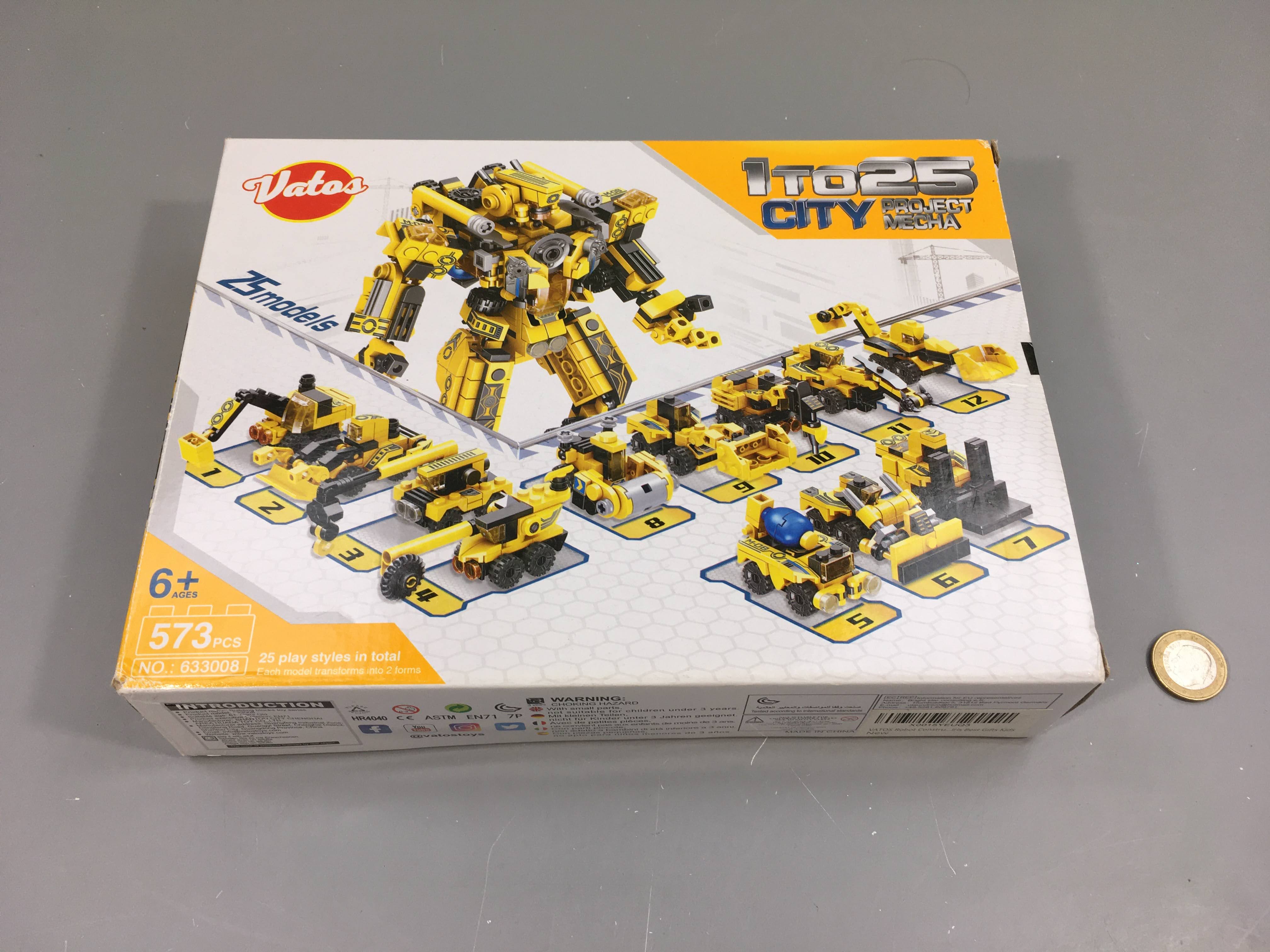 NEUF Robot - 25 modèles City project mecha