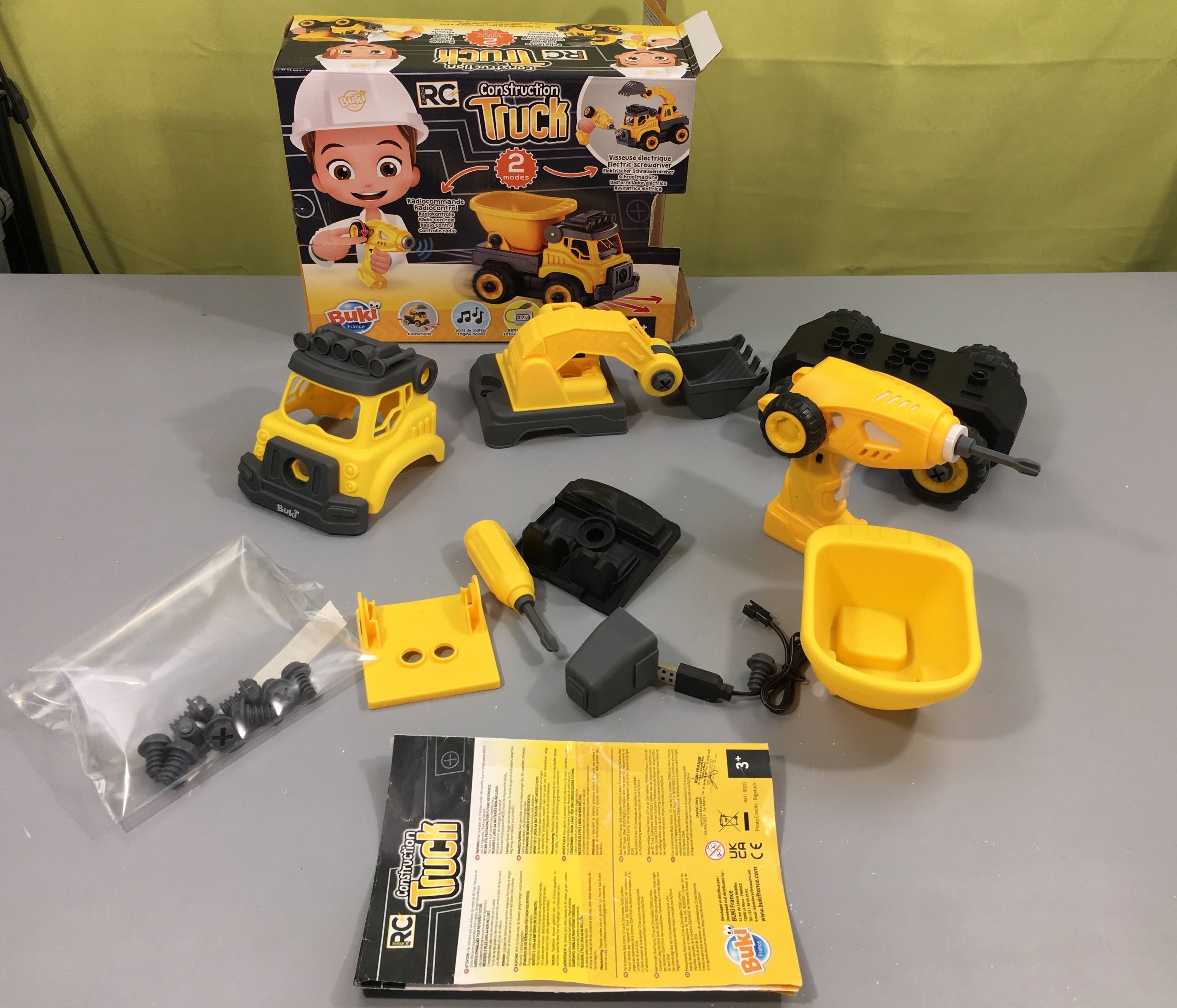Camion télécommandé à construire, Buki, +3a - fonctionne