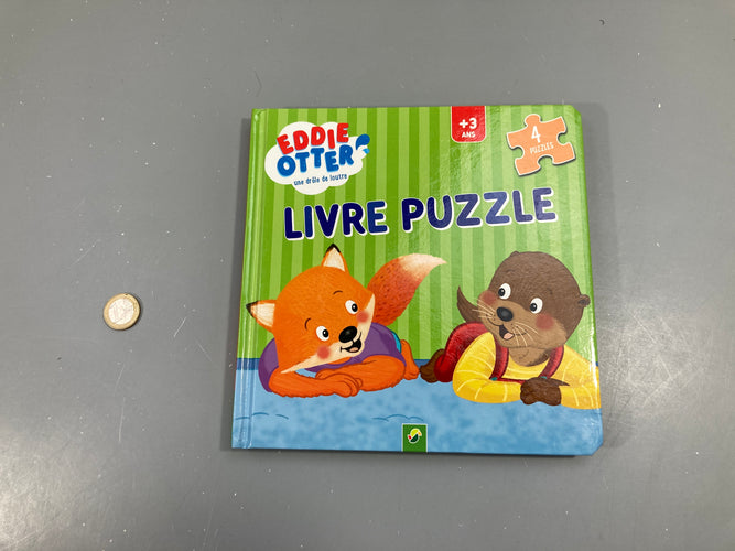 Livre puzzle, Eddie Otter, +3a, moins cher chez Petit Kiwi