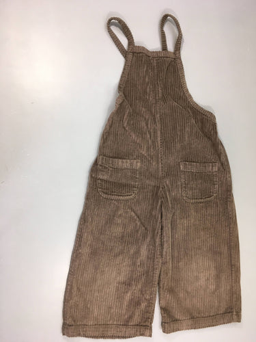 Salopette velours côtelé brun Play Up, moins cher chez Petit Kiwi