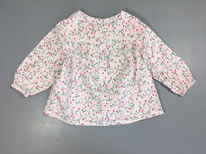 Blouse m.l fleurie, moins cher chez Petit Kiwi