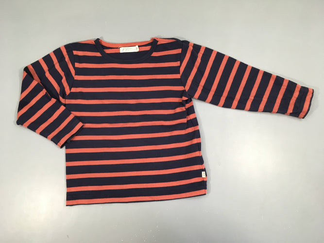 T-shirt m.l bleu foncé rayé rouge Pigeon, moins cher chez Petit Kiwi