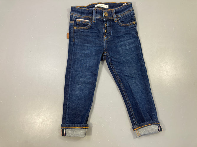 Jeans foncé, moins cher chez Petit Kiwi
