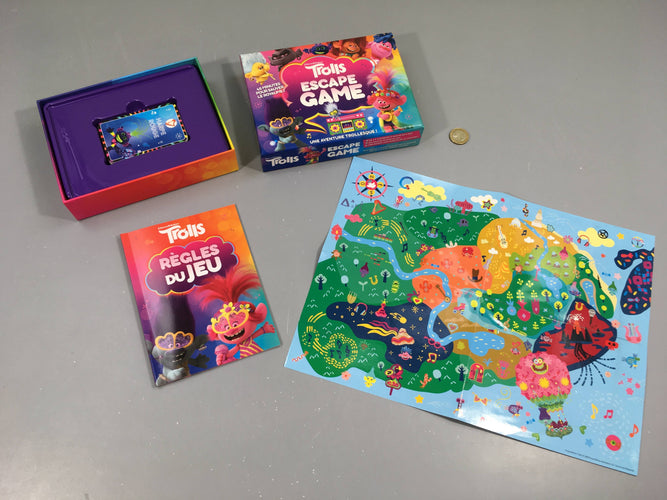 Complet Escape game Trolls, 6+, moins cher chez Petit Kiwi