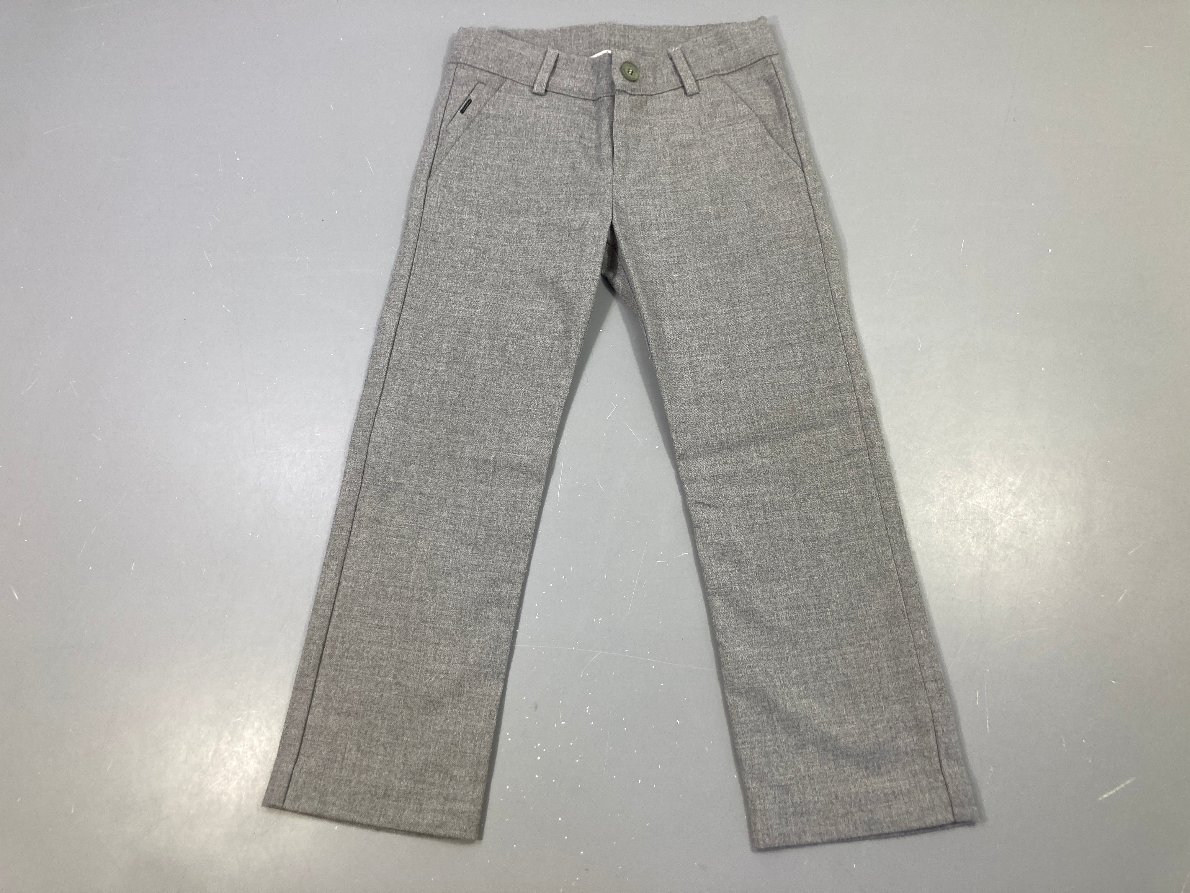Parfait état-Pantalon chino gris clair