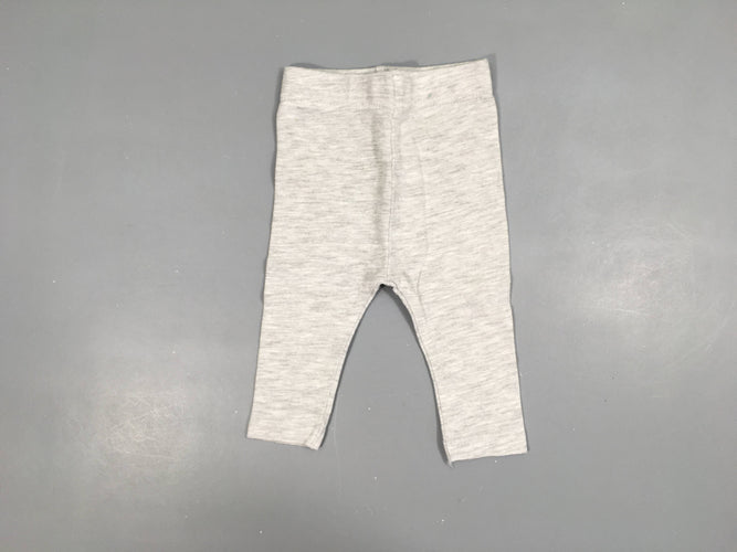 Legging gris clair chiné, moins cher chez Petit Kiwi