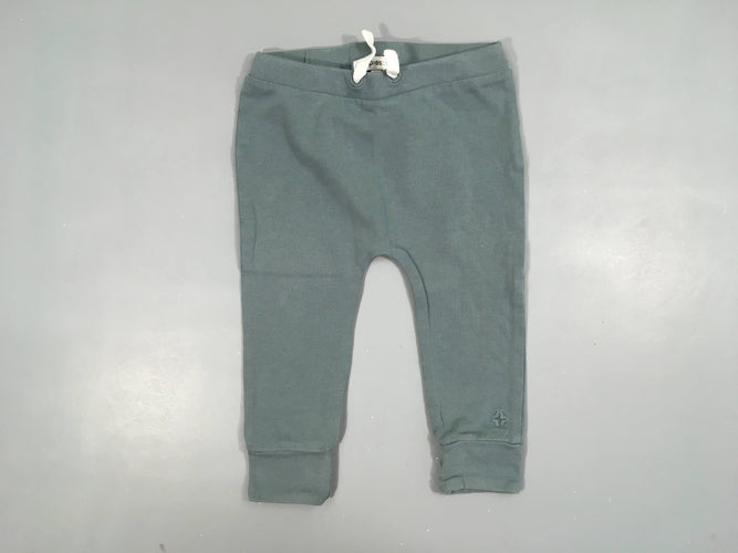 Pantalon jersey bleu grisé, moins cher chez Petit Kiwi