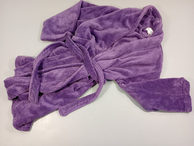 Peignoir velours mauve, moins cher chez Petit Kiwi