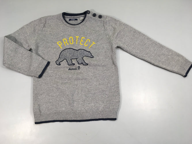 Pull gris Prote.ct, moins cher chez Petit Kiwi