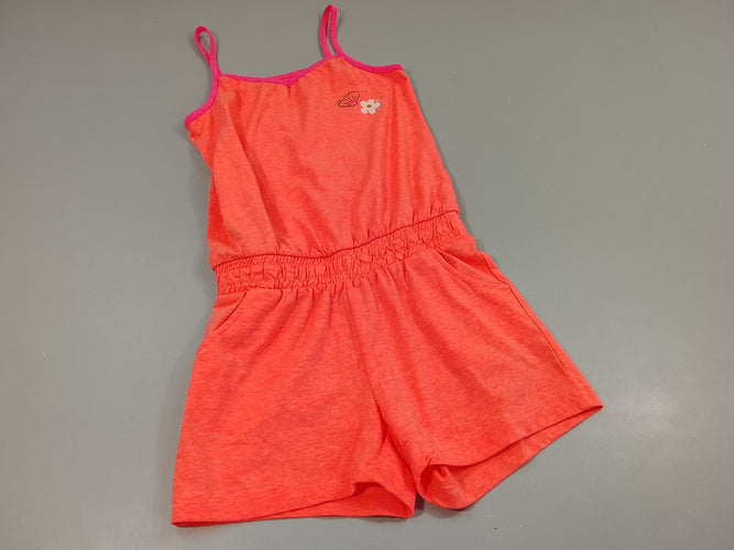 Combishort rose néon , fleur, coquillage. Légèrement boulochée, moins cher chez Petit Kiwi