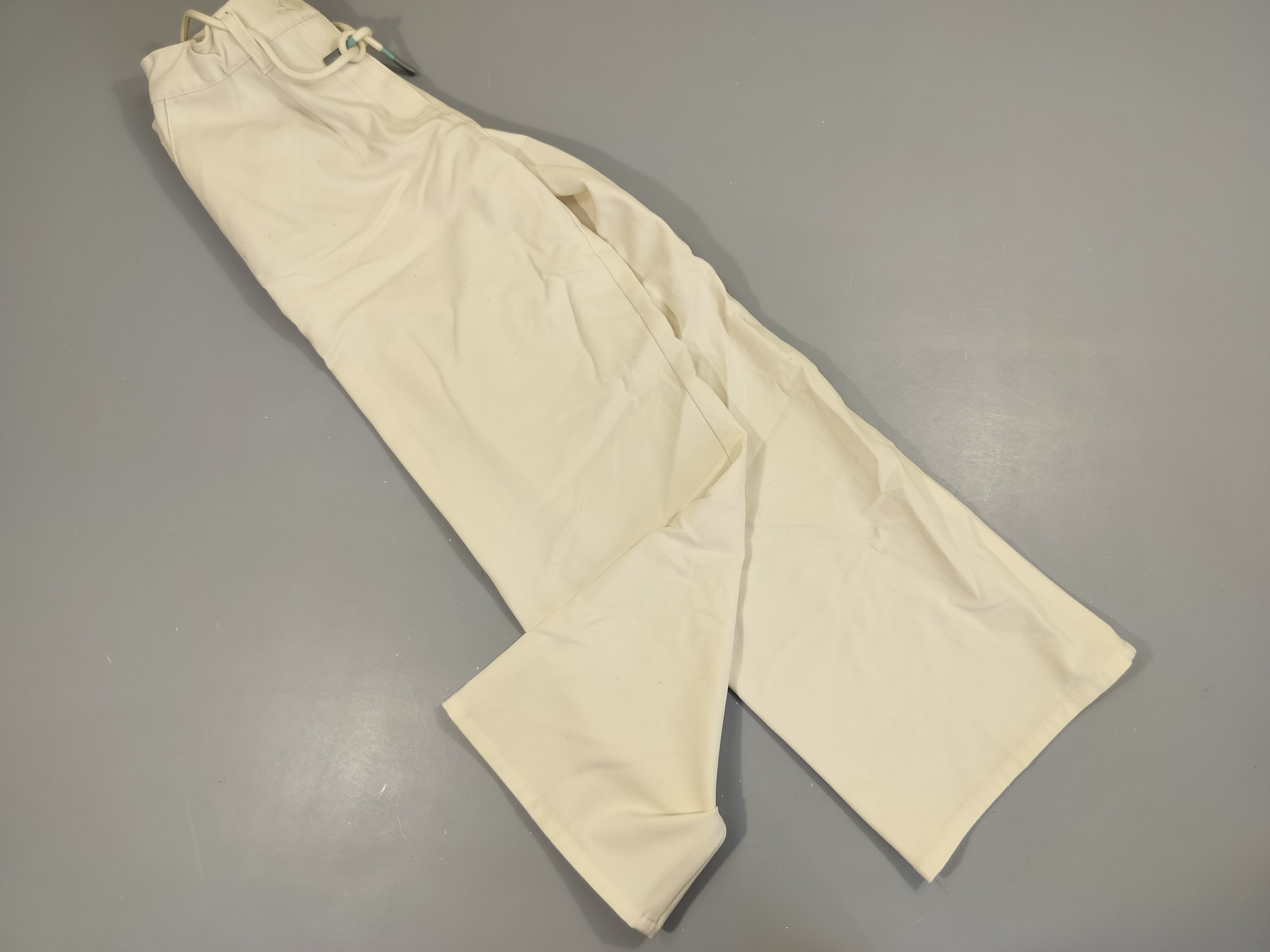 Pantalon ample beige clair