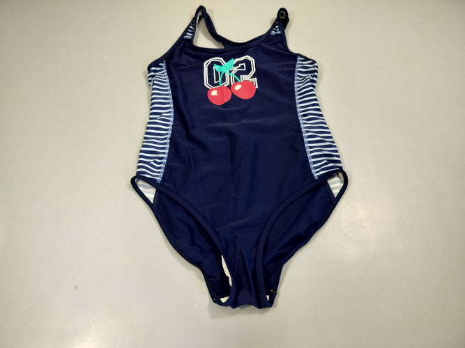 Maillot bleu marine , cerise. "02", moins cher chez Petit Kiwi