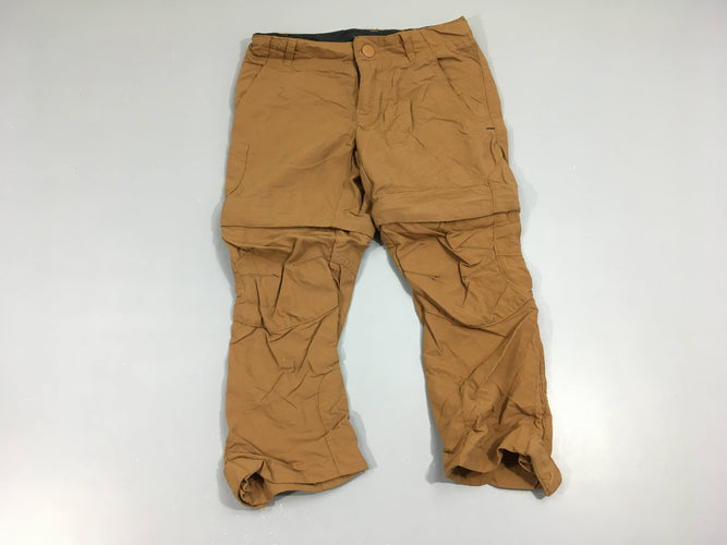 Pantalon randonnée modulable brun, moins cher chez Petit Kiwi