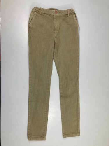 Pantalon kaki texturé, moins cher chez Petit Kiwi