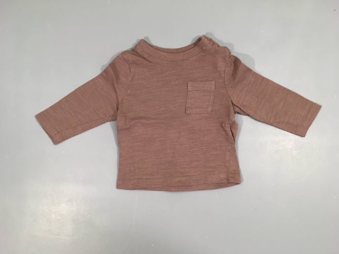 T-shirt m.l parme foncé flammé poche, moins cher chez Petit Kiwi