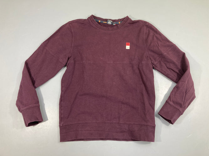 Sweat aubergine, moins cher chez Petit Kiwi