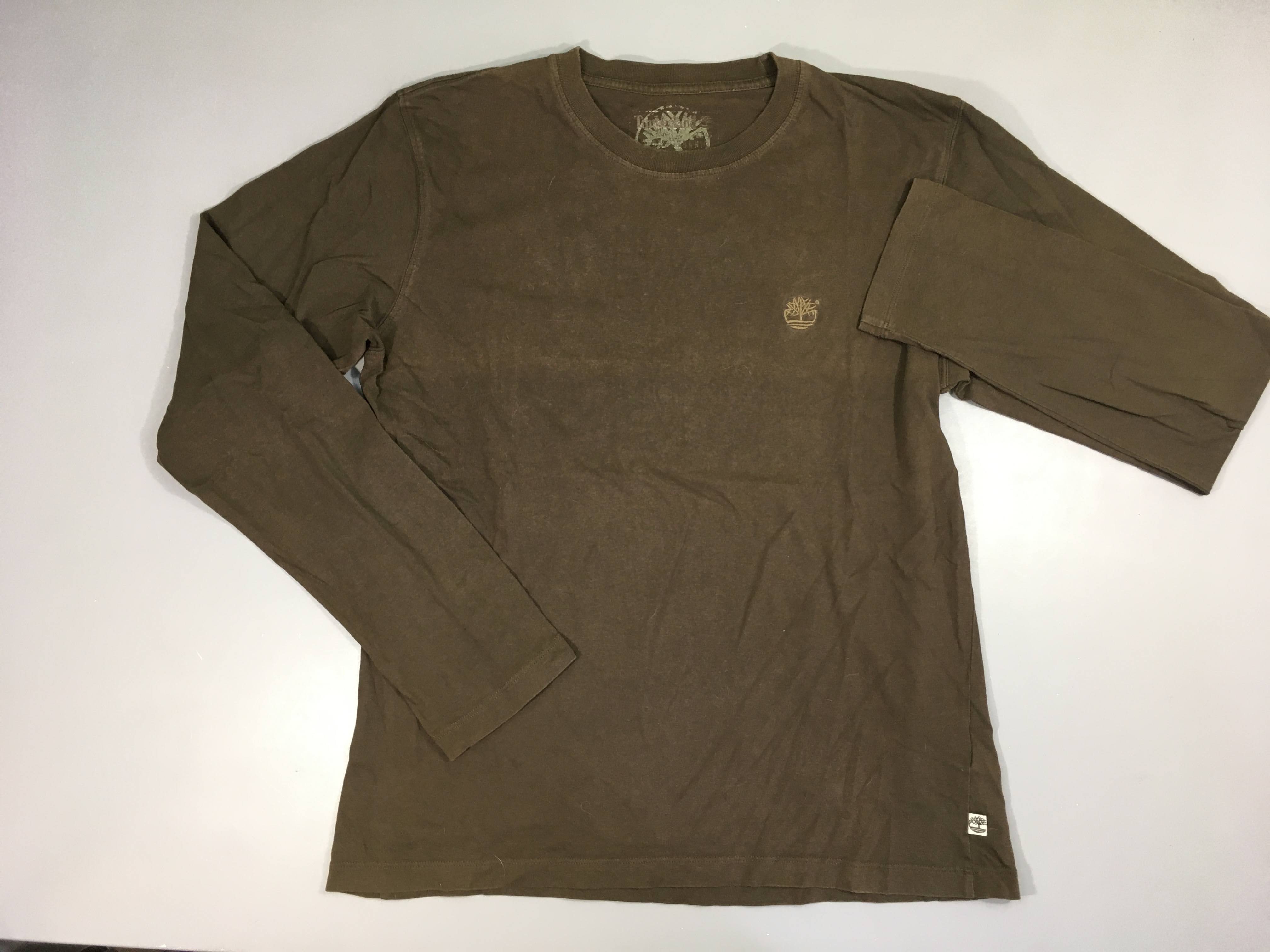 T-shirt m.l brun Timberland Flocage s'effece arrière