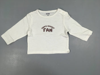 T-shirt m.l blanc Fan