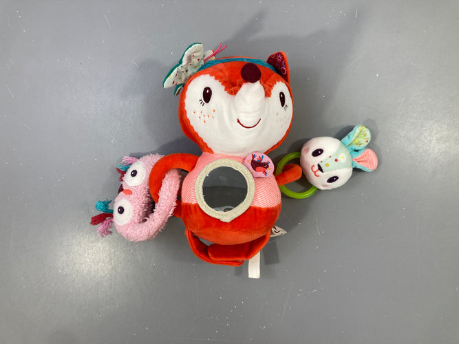 Peluche d'activités Alice la renarde, moins cher chez Petit Kiwi