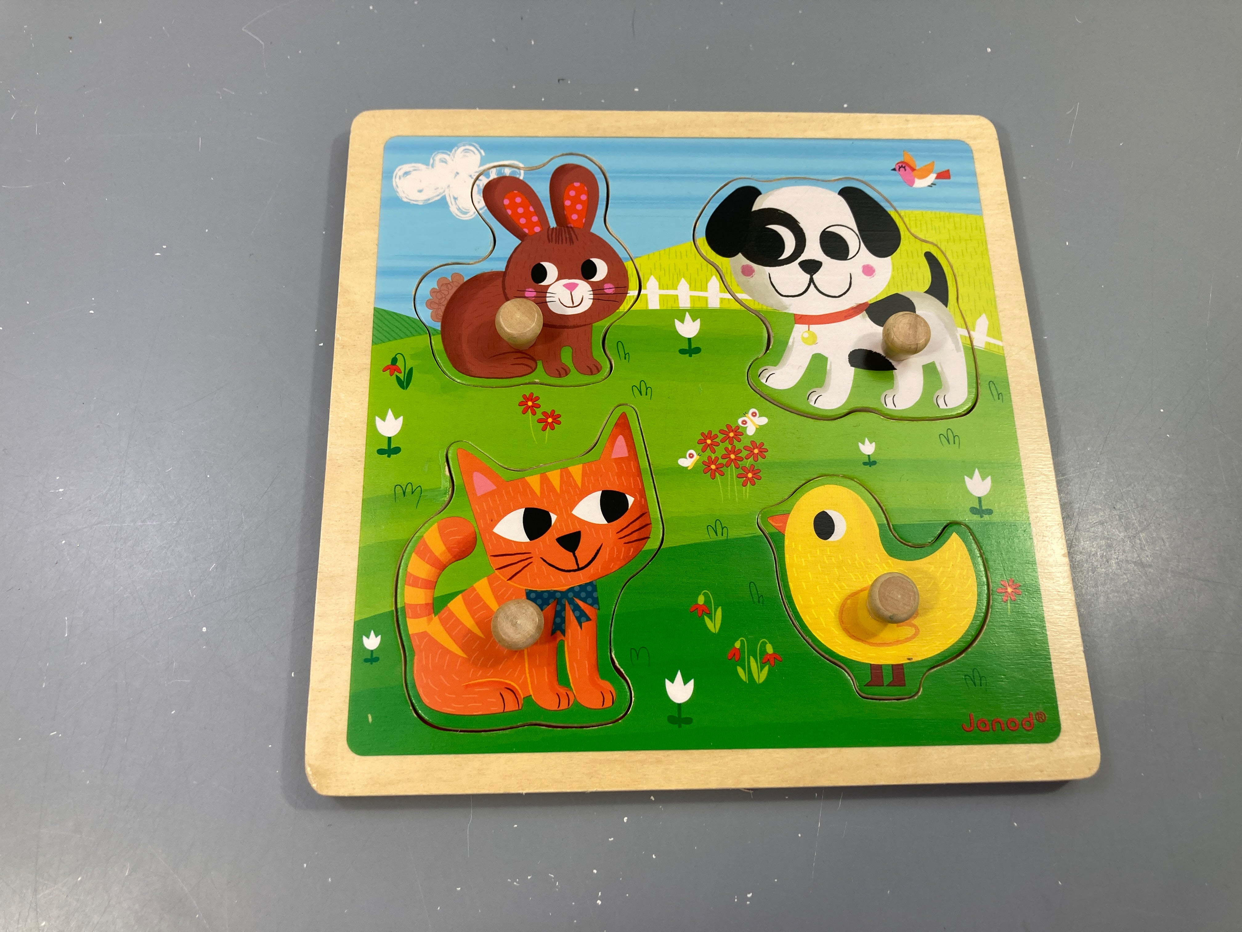 Puzzle Tactile en Bois 