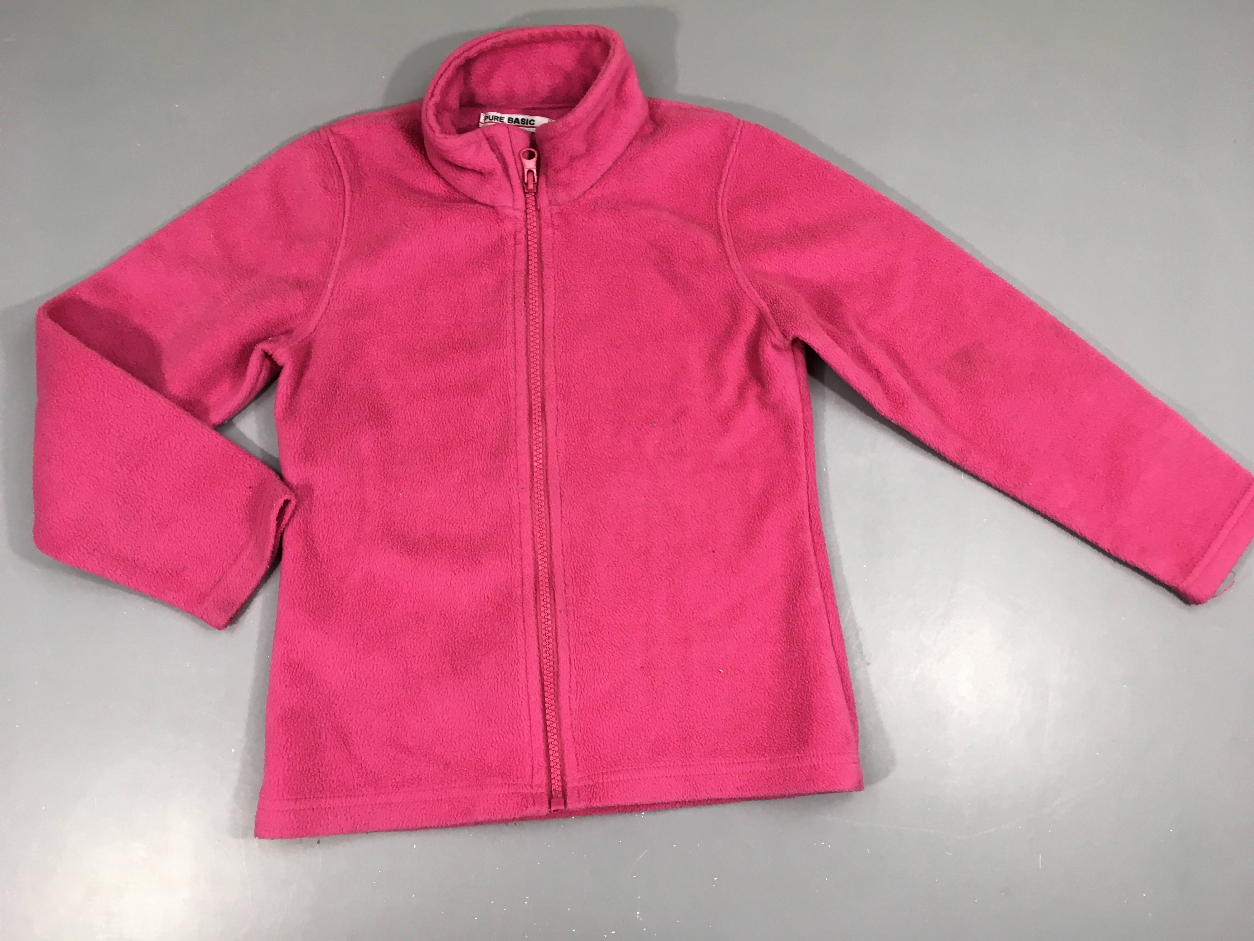 Polar zippé fuchsia