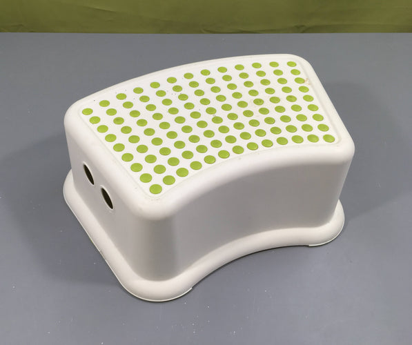 Marche pied blanc/vert, moins cher chez Petit Kiwi