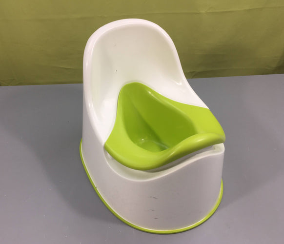 Ikea petit pot blanc/vert LOCKIG, moins cher chez Petit Kiwi