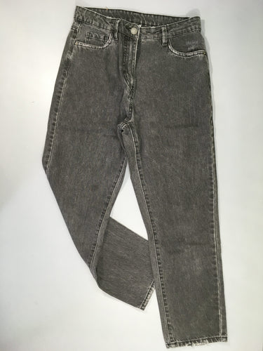 Pantalon Mom gris foncé, moins cher chez Petit Kiwi