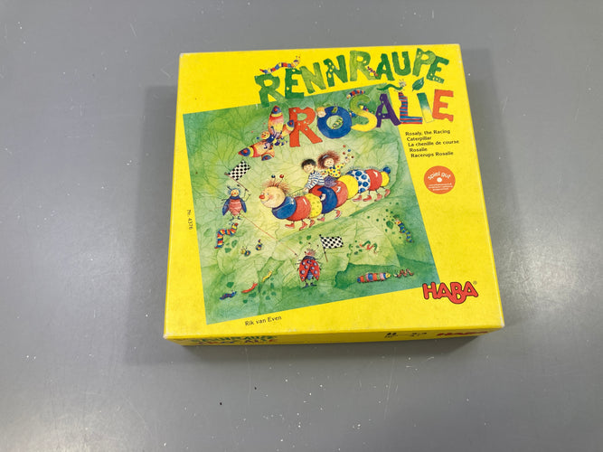 Rennraupe Rosalie/Rosalie la chenille de course Complet mais plateau légèrement corné bas et notice (en français) un peu tachée., moins cher chez Petit Kiwi