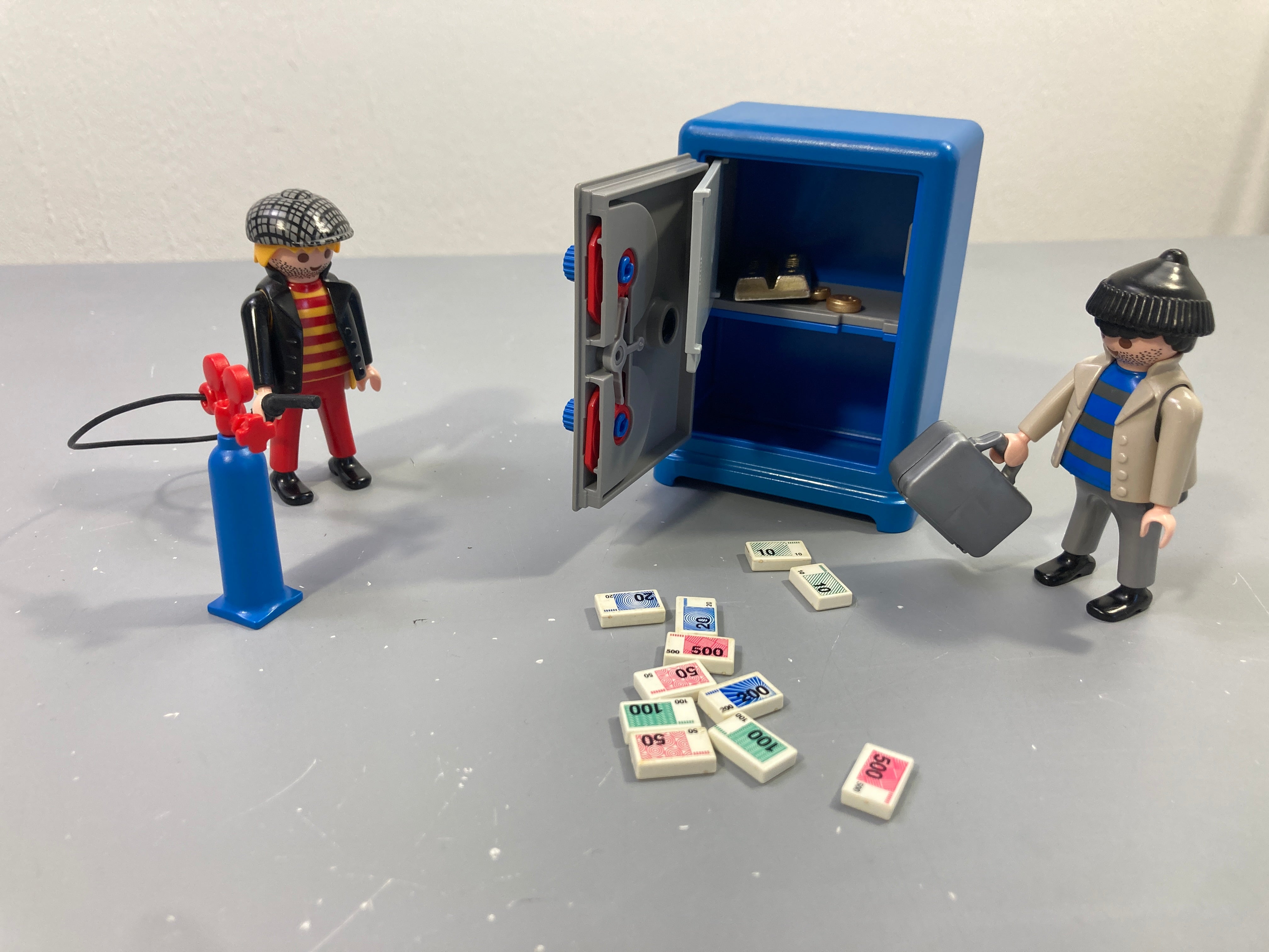 Playmobil - 3161 - Cambrioleurs et Coffre-fort-Manque lampe de poche