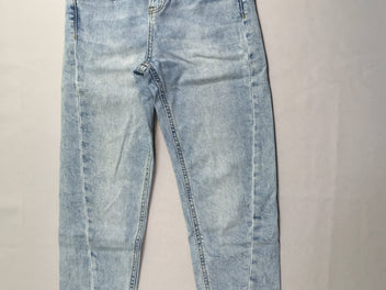 Jeans clair effet éraillé