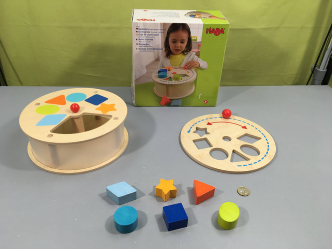 Boîte à formes en bois +2a Complet, moins cher chez Petit Kiwi