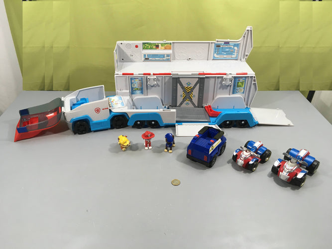 Pat patrouille Camion de transport + 3 véhicules et 1 figurine, moins cher chez Petit Kiwi