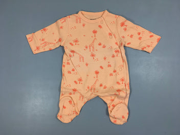 Pyjama jersey corail girafe