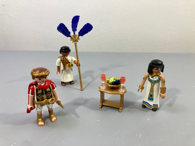 Playmobil 5394 César et Cléopâtre-Manque les 3 couronnes, moins cher chez Petit Kiwi