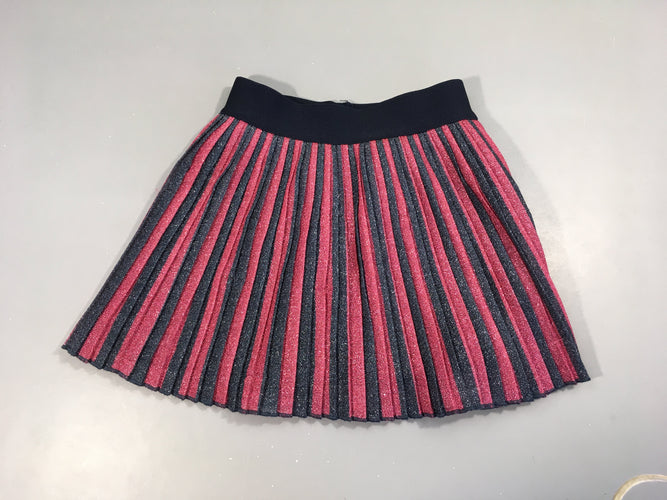 Jupe irisé bleu marine/rose, B.Nosy, moins cher chez Petit Kiwi