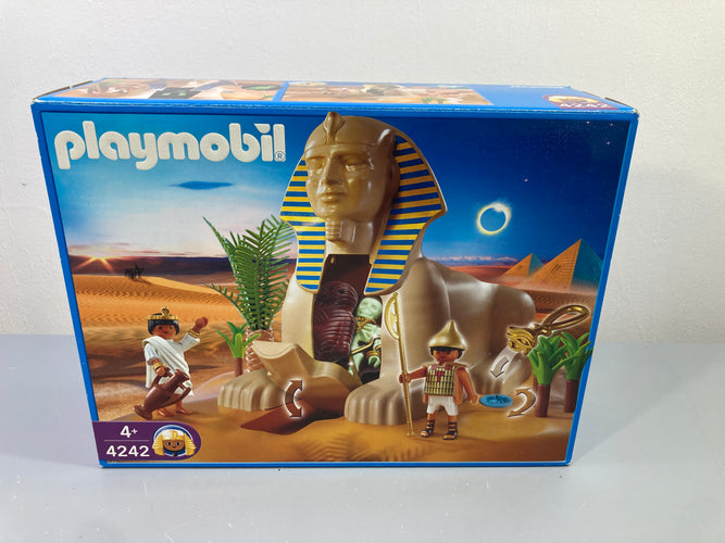 Playmobil - 4242 - Sphinx avec Momie-manque couronne squelette +1 mini tige (cassée) support de plante, moins cher chez Petit Kiwi