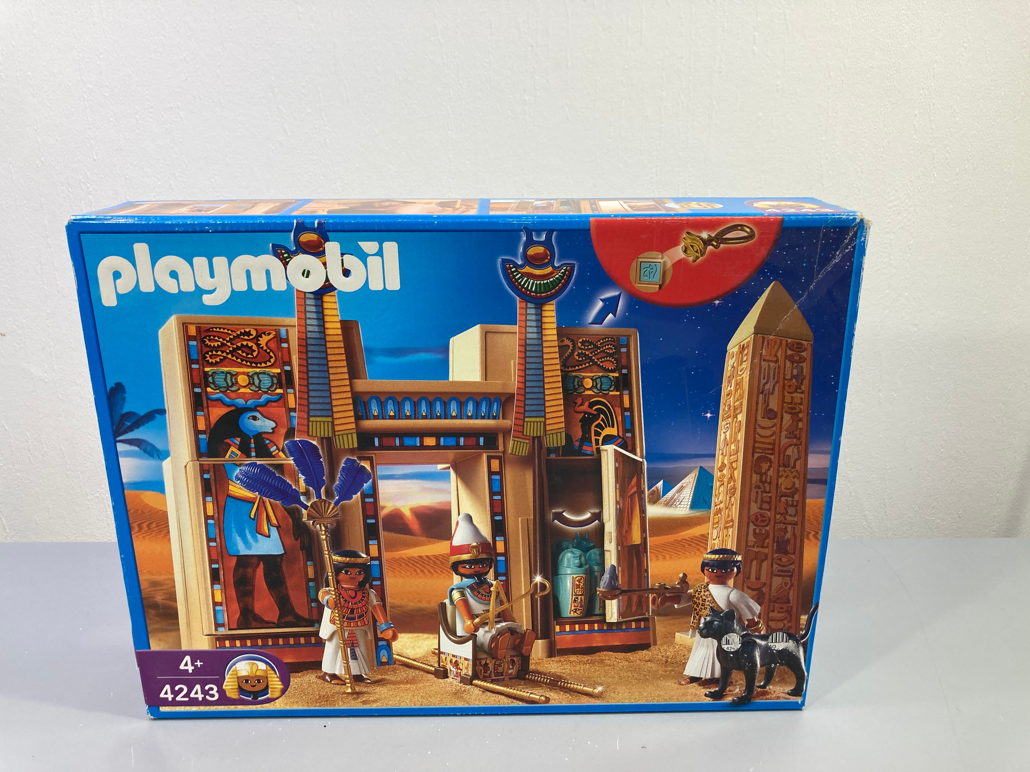 Playmobil - 4243 - Pharaon et pylône de temple- Manque 2 bracelets turquoises