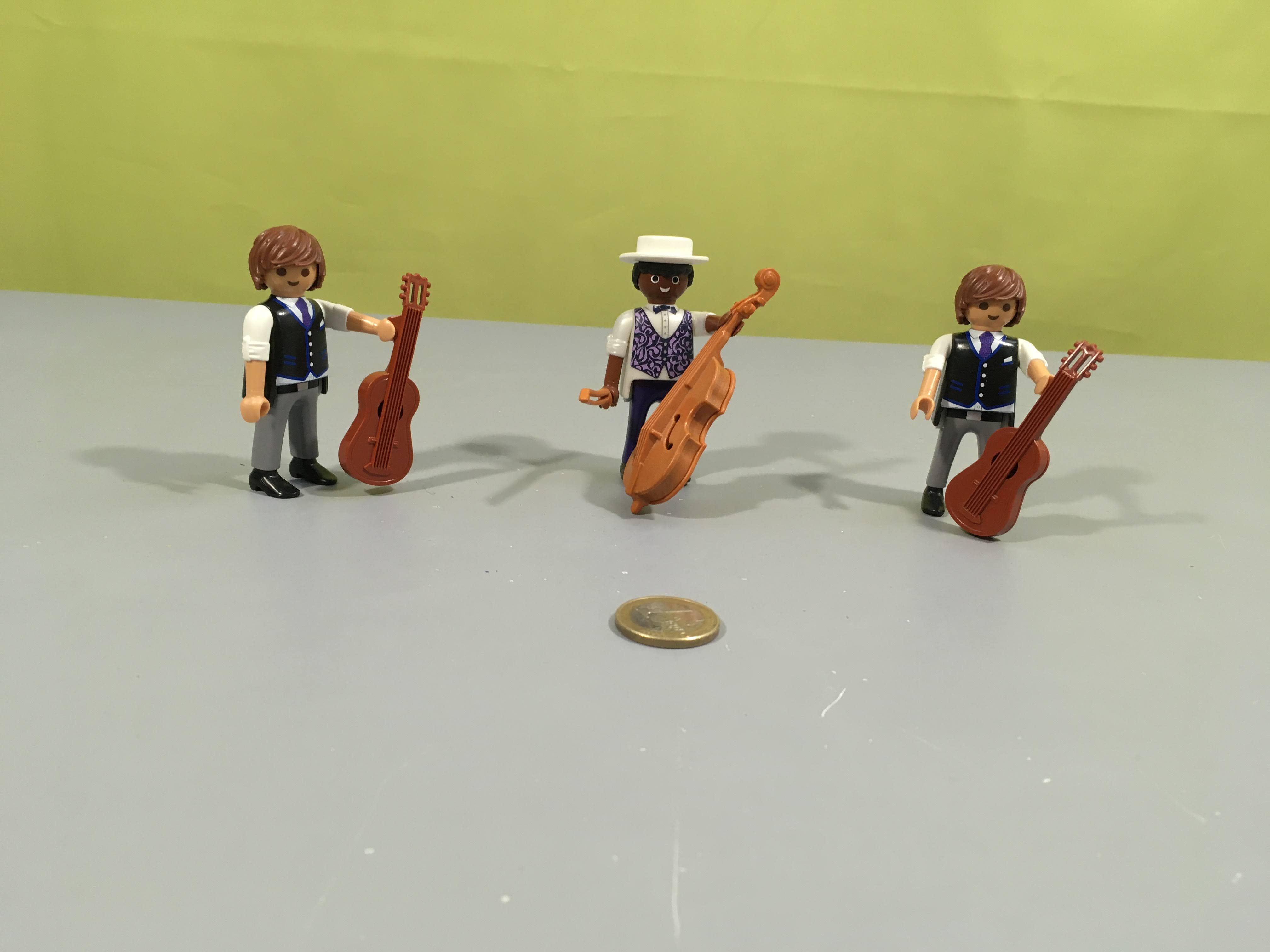 Lot de 3 musiciens