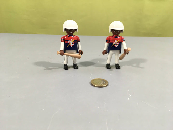 Lot de 2 joueurs de base-ball, moins cher chez Petit Kiwi