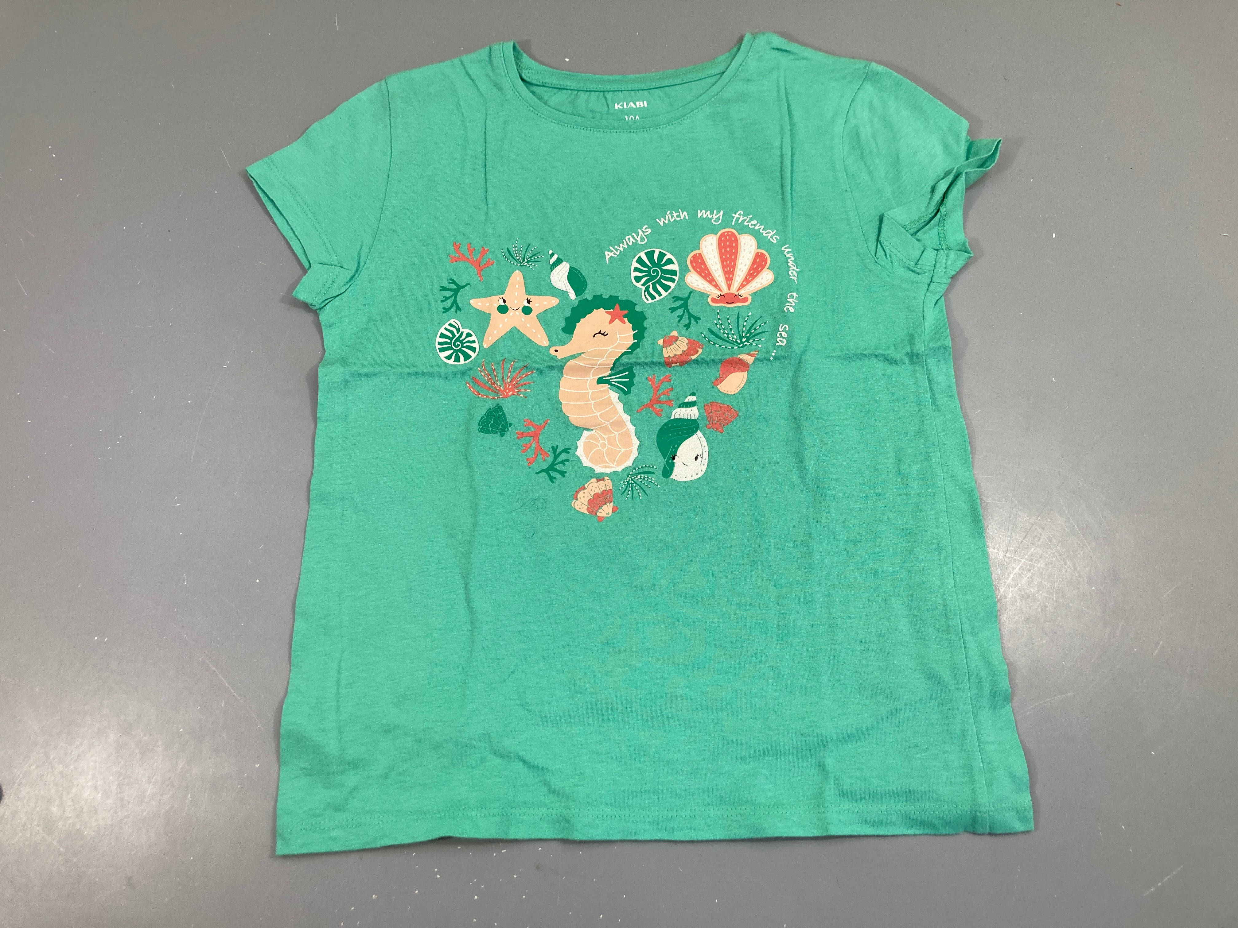 T-shirt m.c jersey vert hippocampe