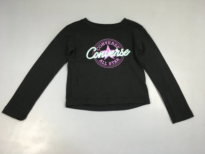 T-shirt m.l épais noir Converse, moins cher chez Petit Kiwi