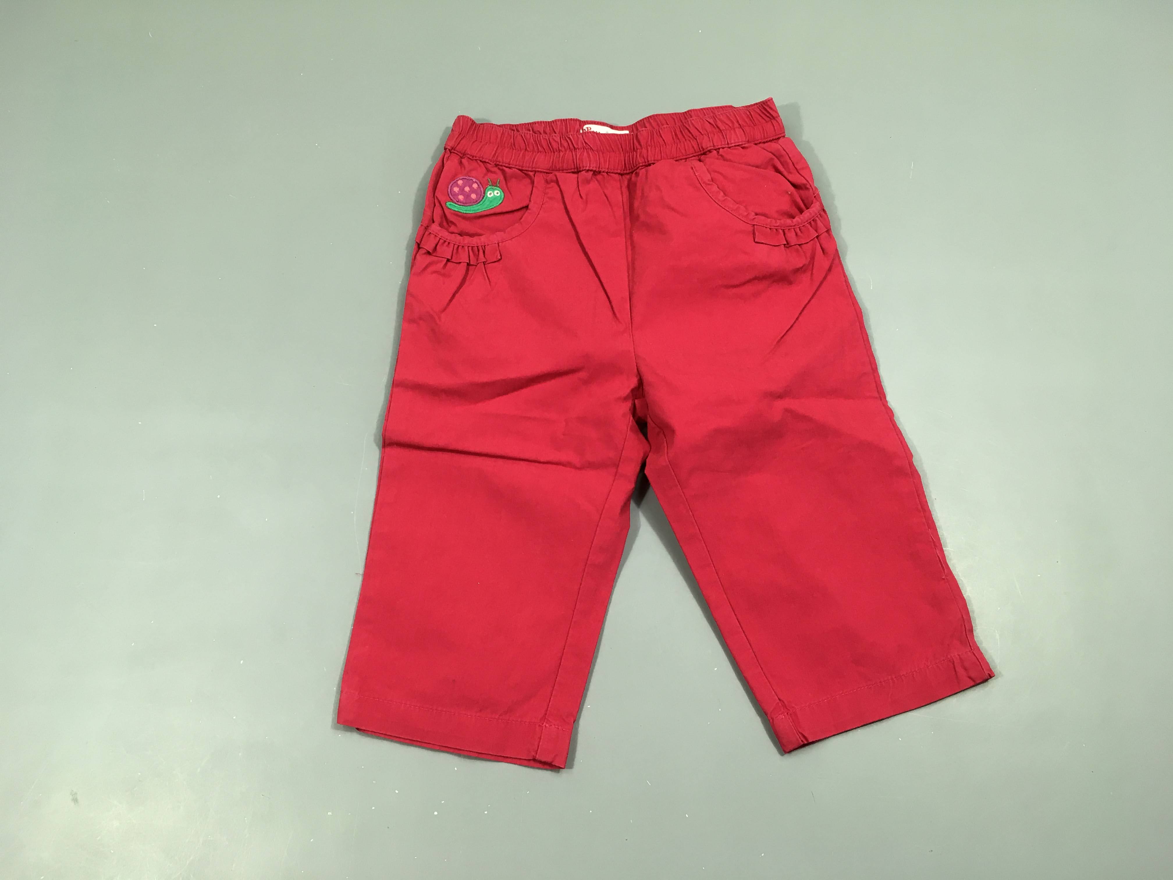 Pantalon rose vif escargot