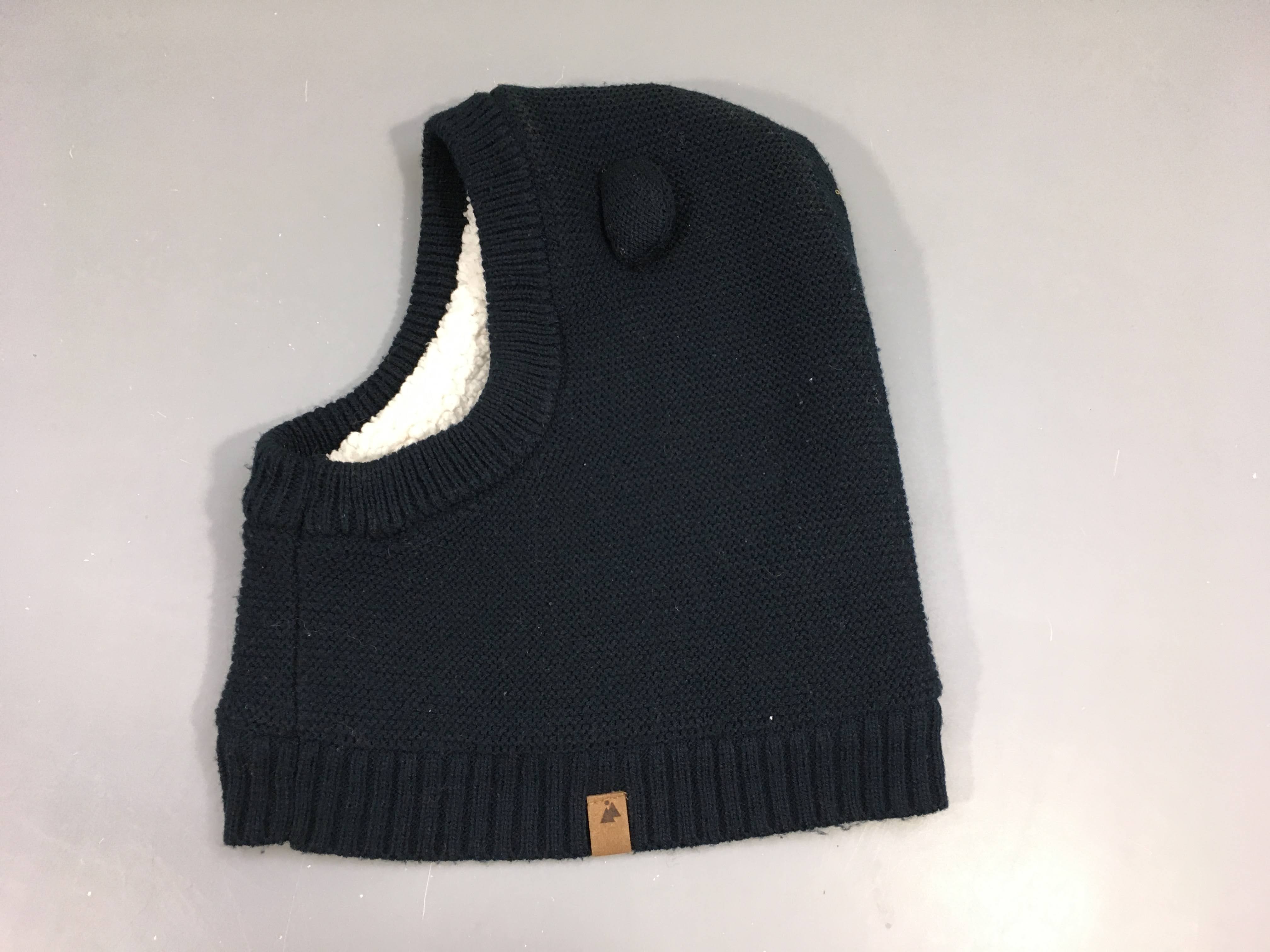 Cagoule bleu marine doublée mouton