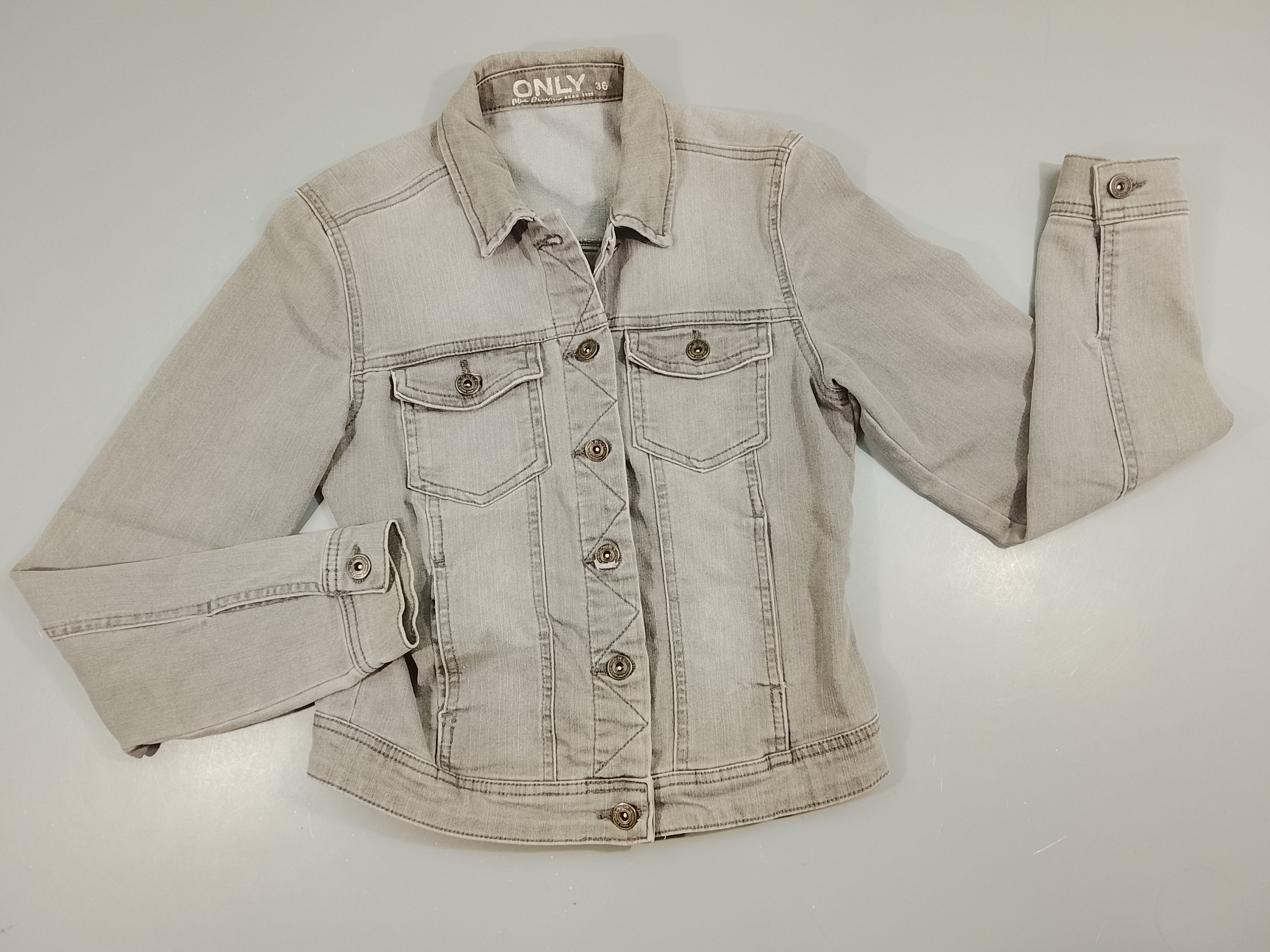 Veste denim gris (36)