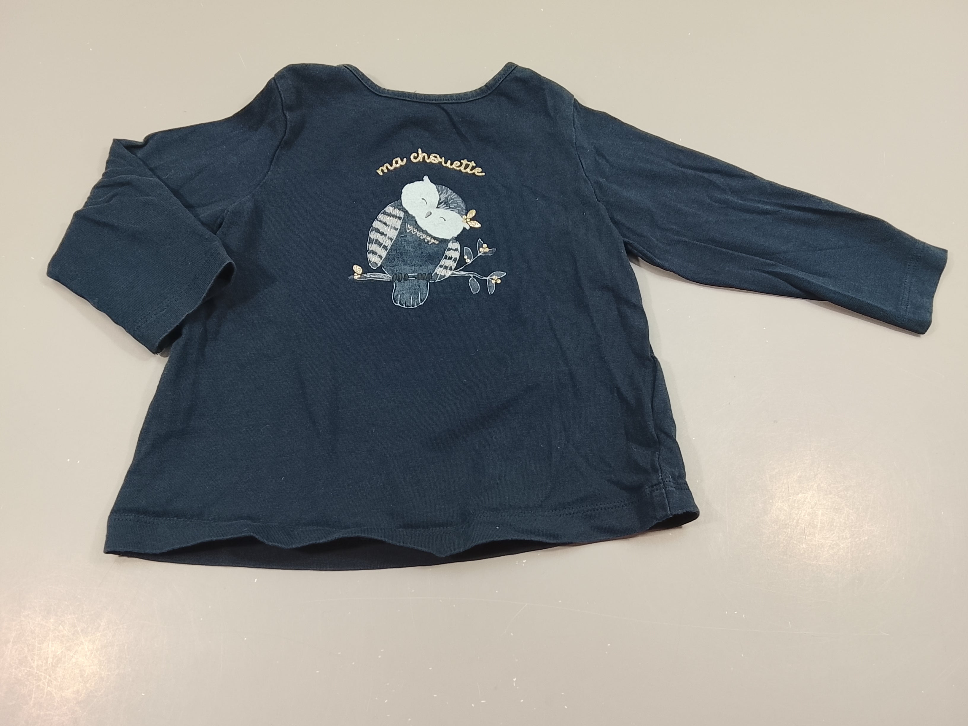 T-shirt m.l bleu marine 